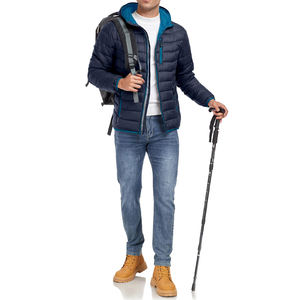 Chaqueta Acolchada Impermeable y Cortavientos de Alta Calidad para Hombre, Estilo Casual, Cuello Alto, Diseño Sólido, para Exteriores, 2026 - Product Image 4