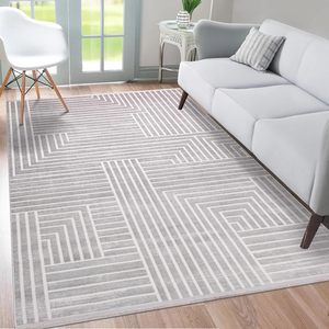 Boho 9x12 Soft Plush Area <b>Rug</b> for Living Room Bedroom Modern Non-Shedding Shed-Resistant Carpet - Product Image 5