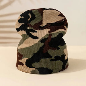 Gorra de panel de camuflaje de Vietnam con logotipo personalizado de alta calidad para hombres deportes apropiados para la temporada de invierno para ciclismo al aire libre - Product Image 3