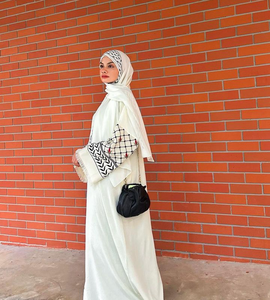 Ropa islámica Abaya Palestina Keffiyeh diseños EE. UU. Venta caliente Abaya mejor precio al por mayor recién llegados - Product Image 2