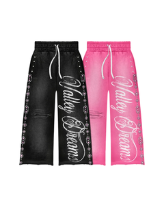 กางเกงแทร็คประดับเพชรเทียม ขายส่ง บริการ OEM ระดับพรีเมียม รับทำโลโก้ สินค้าขายดี - Product Image 1