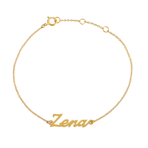 Pulsera lisa de cadena de eslabones de Plata de Ley 925 chapada en oro de alta calidad estilo clásico para regalo o fiesta - Product Image 4