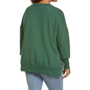 Sudadera de Cuello Redondo para Mujer, Talla XS de EE. UU., Algodón de Peso Pesado, Manga Larga, Sudadera Lisa de Gran Tamaño, Ropa Personalizada de Alta Calidad - Product Image 2