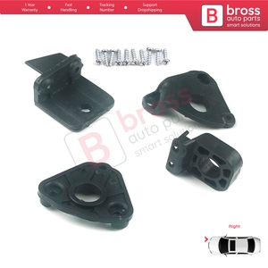 Support de fixation de phare BHL527, kit de réparation avec languettes, côté droit, pour Caddy MK3 2K 2C Touran MK1 1T3 2010-2015 2K5998226 - Product Image 4