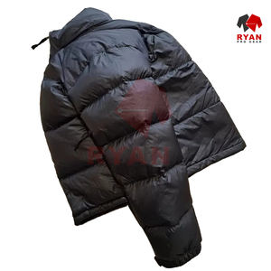 Chaquetas acolchadas de plumón impermeables con logotipo personalizado Personalización Fabricante de ropa OEM Hombres Invierno Tallas grandes - Product Image 1