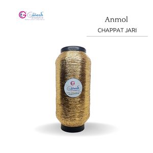 Broderie haute ténacité Anmol Chapat Jari MS Type Polyester Chapat jari avec Lurex S et ST Type Métallique Chapat Jari - Product Image 1