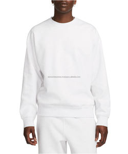 Sudadera Extra Grande de Felpa 100% Algodón de Primera Calidad para Hombre, Cuello Redondo, Diseño Sólido, Temporada de Invierno - Product Image 5