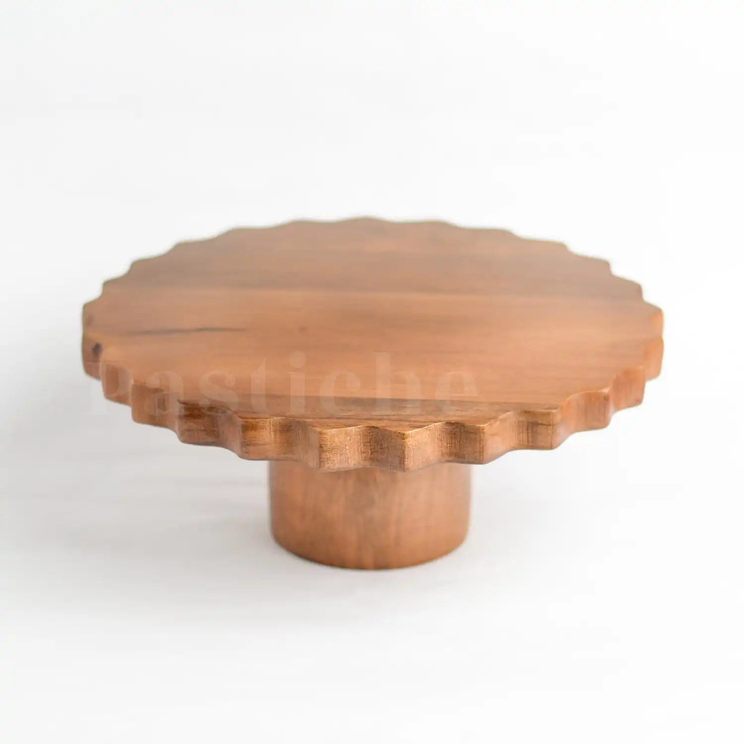 Nuevo soporte de madera para pasteles para mesa de postres, Soporte redondo para pasteles de madera, soporte de madera para pasteles listo para enviar por OMEGA METALS INDIA