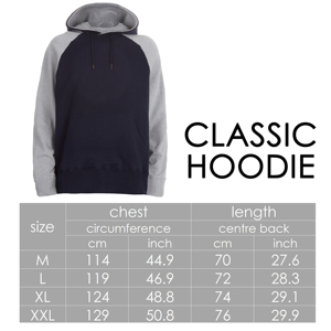 Classique unisexe noir pull à capuche doux coton mélangé poche kangourou cordon réglable chaud Durable sweat pour l'hiver - Product Image 4