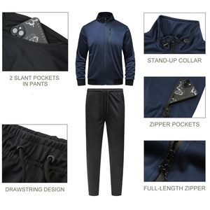 Chándales de algodón de alta calidad personalizados Hombres Sudadera con capucha y conjuntos de Jogger Sudaderas con capucha de gran tamaño Pantalones de chándal Lavado Conjunto de 2 piezas para hombres - Product Image 6