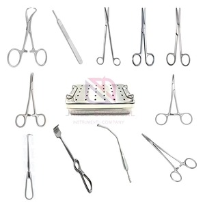 Juego de Instrumentos Quirúrgicos de Acero Inoxidable de Precisión de Nuevo Diseño para Cirugía General |   Herramientas Médicas Manuales Duraderas con Certificación MOL - Product Image 1