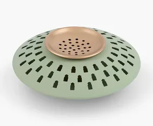Brûleur d'encens en métal de haute qualité, écologique, durable, longue durée, couleurs personnalisées, forme indienne, encens de bois de santal, vente en gros, prix bas - Product Image 1