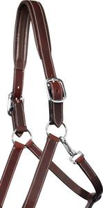 Direct de l'usine Licou rembourré fantaisie-Quincaillerie en nickel laiton licou de cheval réglable fabriqué en Inde avec 100% cuir véritable - Product Image 4