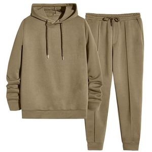 2025 nouveauté unisexe personnalisé hommes décontracté pleine fermeture éclair Jogging polaire survêtement hiver ensemble 480Gsm grande taille respirant haute rue - Product Image 3