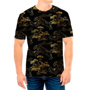 เสื้อยืดผู้ชายทรงพอดีตัวปกติผ้าถักสีทึบแขนสั้นทางการคุณภาพสูงเป็นมิตรต่อสิ่งแวดล้อม - Product Image 1