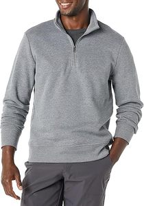 High Quality Winter Casual Hoodies Custom Logo Men Fleece Sweatshirt Quarter 1/4 Zip High Neck Quick Dry Breathable Cotton - Product Image 5