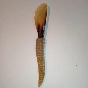 Vintage Elegant Buffalo Horn Serving Spoon & New Design Luxury Buffalo Horn Twisted Cutlery Spon Home & Hotel By FWE - Product Image 1