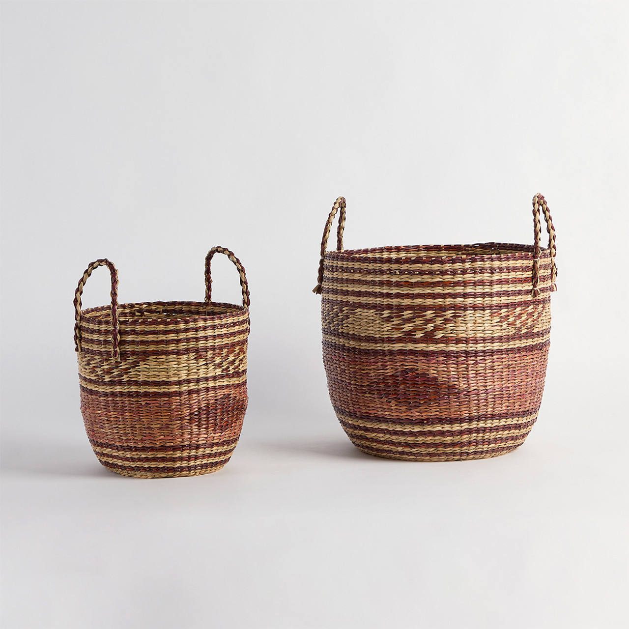 Natural with Red Stripe