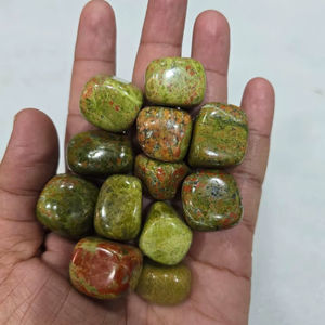 Piedras de Unakita Natural Pulimentadas, Ecológicas, Arte Popular, Cristal Curativo al por Mayor para Reiki, Chakra, Meditación y Trabajo Energético - Product Image 1