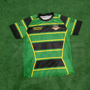 Maillots de football personnalisés en polyester 100% - Sublimation - Léger - Respirant - Col en V - Manches courtes - Uniforme - Haute qualité - Service OEM - Product Image 1