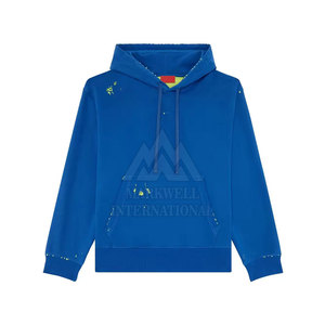 Stylish Fashionable <b>Pullover</b> <b>Men</b> Distressed Hoodies 2026 Custom Made Latest Design <b>Men</b> Distressed Hoodies For Adult - Product Image 4