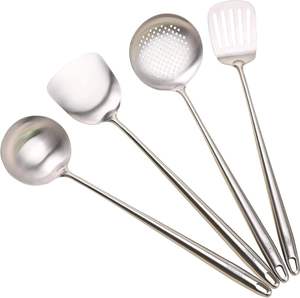 15 Inch Stainless Steel Kitchen Utensils Heavy Duty <b>Long</b> Handle Cooking Tools for Home & Commercial Use - Product Image 4