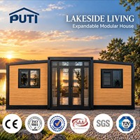 Maison conteneur moderne personnalisable de 10 pieds ou 20 pieds avec isolation thermique, extensible, préfabriquée, modulaire, mobile, 2, 3 ou 4 chambres