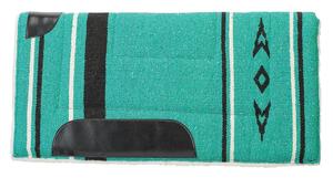 Manta de sillín contorneada occidental de lana 100%, almohadillas ecuestres de comodidad óptima para SILLÍN de caballo - Product Image 2