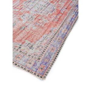 Alfombra de Lana Anudada a Mano de Gran Tamaño, Diseño de Medallón Rojo y Naranja, para Sala de Estar, Pasillo Rectangular, Modelo Pae-2845 - Product Image 2