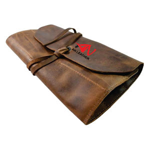 Charpentier en cuir de haute qualité Roll Up Tool Bag Multi Tool Storing Rolling Pouch - Product Image 4