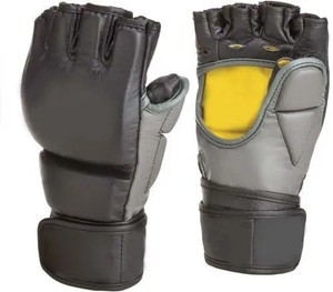 Guantes MMA de medio Dedo de calidad superior Cuero puro de alta calidad personalizable para entrenamiento y competición - Product Image 4