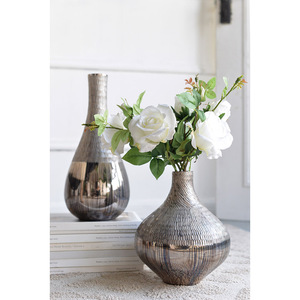 Beau bureau à domicile décoratif sol en métal Boughpot Table Vase finition plaquée design moderne personnalisable pour fleur d'intérieur - Product Image 5