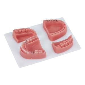 Almohadilla de sutura oral 3D dental, modelo de sutura de silicona de 32 mm de grosor, agarre ergonómico manual para práctica de entrenamiento con instrumentos quirúrgicos - Product Image 3