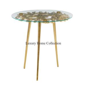 โต๊ะกลางตกแต่งแนวแฟนซีสำหรับห้องวาดภาพทำด้วยมือมีกรอบเคลือบผงสีดำดีไซน์หินอ่อนโมรา - Product Image 6