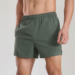 Pantalones Cortos Deportivos para Hombre, Tejido Elástico, Ligeros, para Entrenamiento Físico, Gimnasio, Ejercicio - Product Image 4