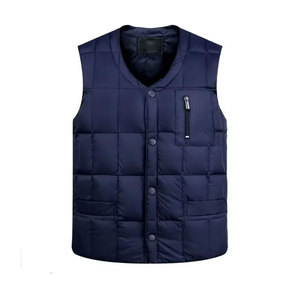 Chaleco Acolchado de Moda Urbana para Hombre, Personalizado, Ligero, Cálido, Invernal, Sin Mangas, Aislante - Product Image 1