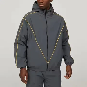 Ensemble de survêtements coupe-vent en nylon de haute qualité conception personnalisée survêtement de sport hommes sport entraînement Football 2 pièces ensembles pour garçons - Product Image 2