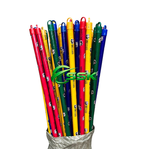 Escoba y Mopa 2 en 1 Portátil de Fábrica Vietnamita con Mango de Madera, Cerdas Suaves, Plástico PVC Ecológico de Alta Calidad para Hogar y Jardín - Product Image 1