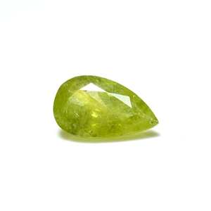 Natural Chrome Sphene Faceted Pear Shape Titanite Cut Gemstone Piedras preciosas sueltas - Product Image 1