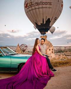 Customizable Summer <b>Sexy</b> Yellow Green Floral V-Neck <b>Dress</b> for <b>Women</b> Plus Size Casual Long Flying <b>Dress</b> Natural Ladies' Long - Product Image 3