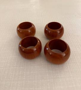 Modern Eco-Friendly Napkin <b>Rings</b> <b>Resin</b> Metal Wood & Glass Customized Size Table Decor by MS Handicraft - Product Image 1