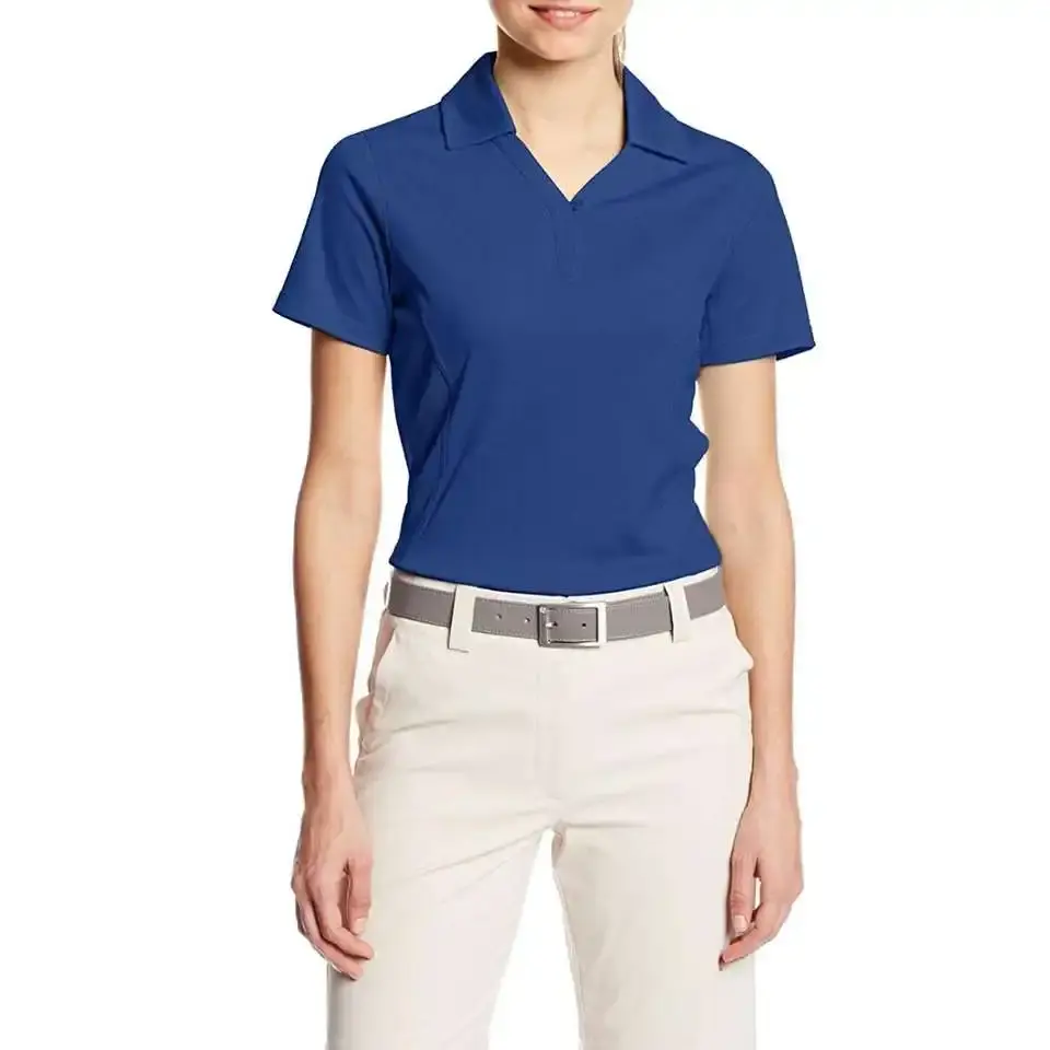 Beste Kwaliteit 2023 Goedkope Groothandel Vrouwen Polo Shirt Met Patch Logo Voor Dames Polo Golf Polo T Shirt Groothandel Vrouwen