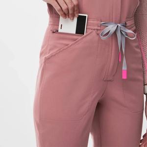 ชุดพยาบาลสครับสำหรับผู้หญิงชุดเครื่องแบบโรงพยาบาลทรงสูงกางเกงแฟชั่นระบายอากาศได้ดีน่ารัก - Product Image 4