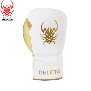 Guantes de boxeo de diseño personalizado, guantes de boxeo de cuero PU con cordones para entrenamiento de lucha, hechos en Pakistán, novedad - Product Image 1