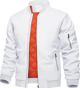 Chaqueta Universitaria Unisex de Nuevo Diseño, Cuello Alto, Cierre de Cremallera, Estilo Urbano de Marca, Cortavientos, para Invierno - Product Image 1