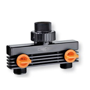 ข้อต่อเกลียวปรับได้ 2 ทาง Claber RAINJET 91589 ขนาด 3/4 นิ้ว สำหรับระบบน้ำในสวน - Product Image 1