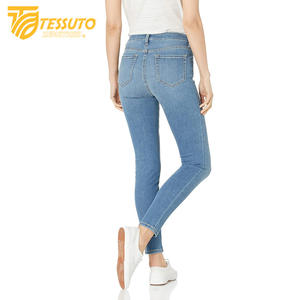 Pantalones cargo de cintura alta para mujer Vaqueros de cintura alta elegantes - Product Image 2