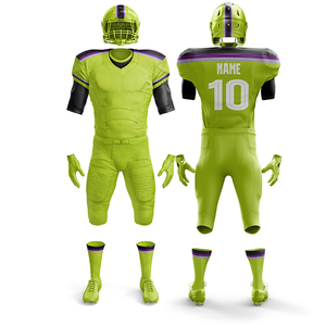 Uniforme de fútbol americano para hombre, de secado rápido, de alta calidad, jersey de equipo deportivo con pantalones, conjuntos para adultos, OEM - Product Image 4