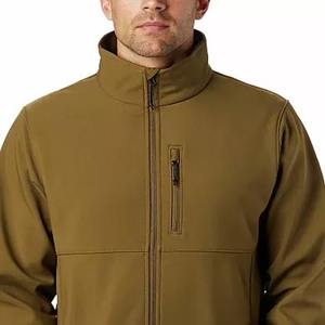 Chaqueta Softshell de Diseño Nuevo Personalizada, Ropa de Trabajo de Invierno, Chaqueta de Exterior con Capucha y Cremallera Resistente al Viento para Hombre - Product Image 1