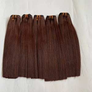 Pelo crudo Super Straight Bones 100% Smooth mujeres vietnamitas 12A grado pelucas de buena calidad para mujeres de piel negra - Product Image 1